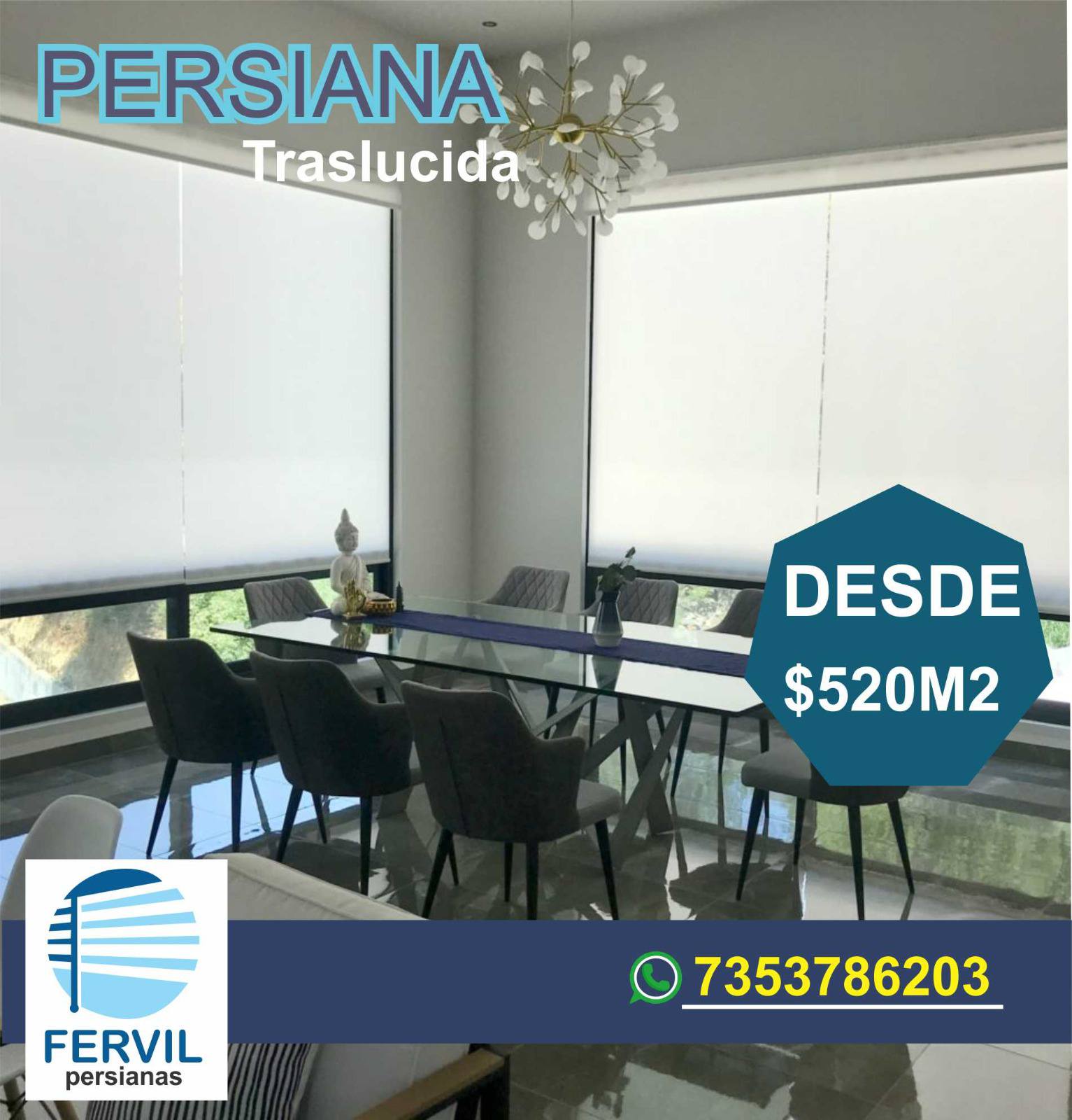 Persiana Traslúcida